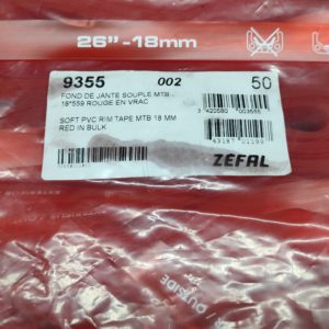 Soft Pvc Rim Tape Mtb 18Mm Red 26" 1Qty